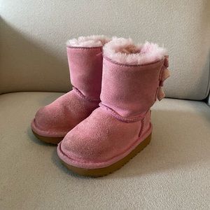 UGG Bailey Bow Pink Boots